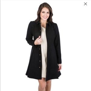 Chloe Coat in Black by Lauren James